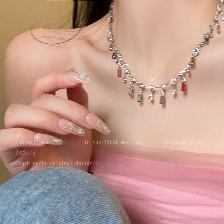 Colorful Charm Statement Necklace Kalsten