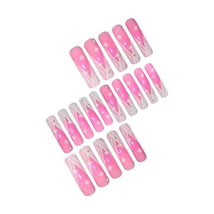 Elegant 3D Gradient Nail Art Kalsten
