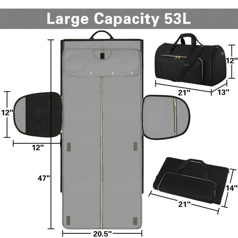 Multifunctional travel bag with folding mechanism Kalsten