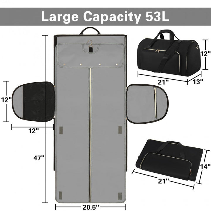 Multifunctional travel bag with folding mechanism Kalsten