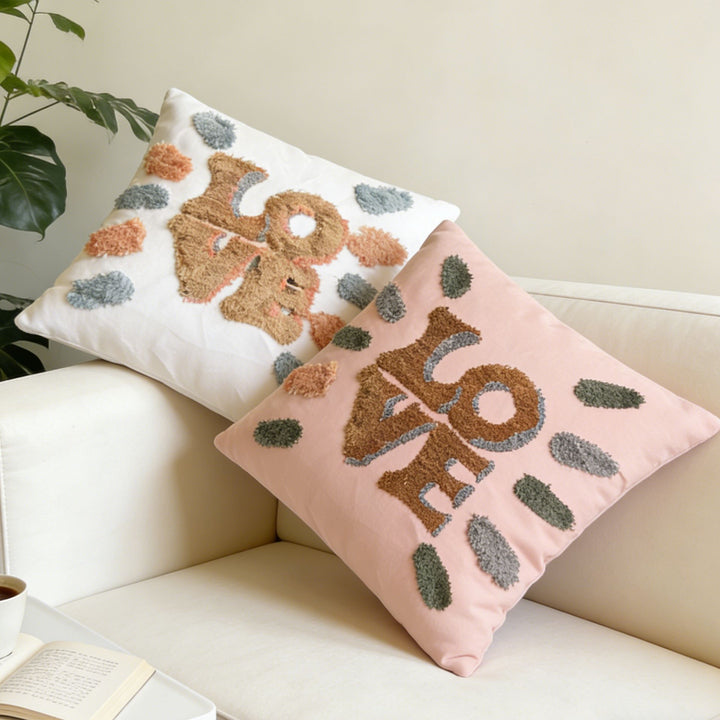 Flower-Shaped Decorative Cushion