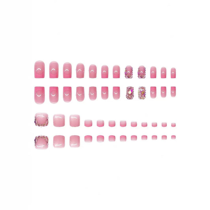 Decorative Nail Art Set with Rhinestone Accents Kalsten