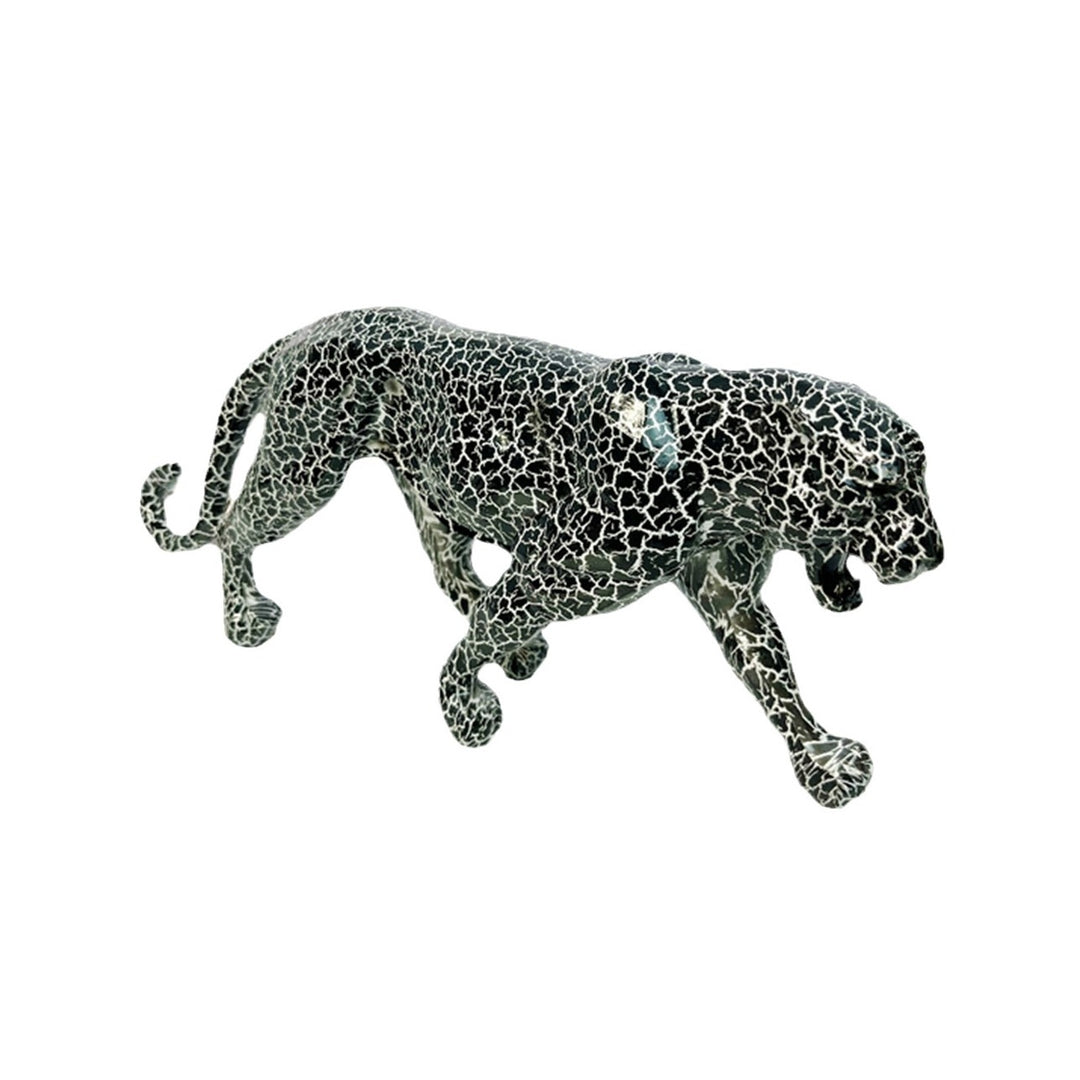 Decorative leopard figure made of resin Kalsten