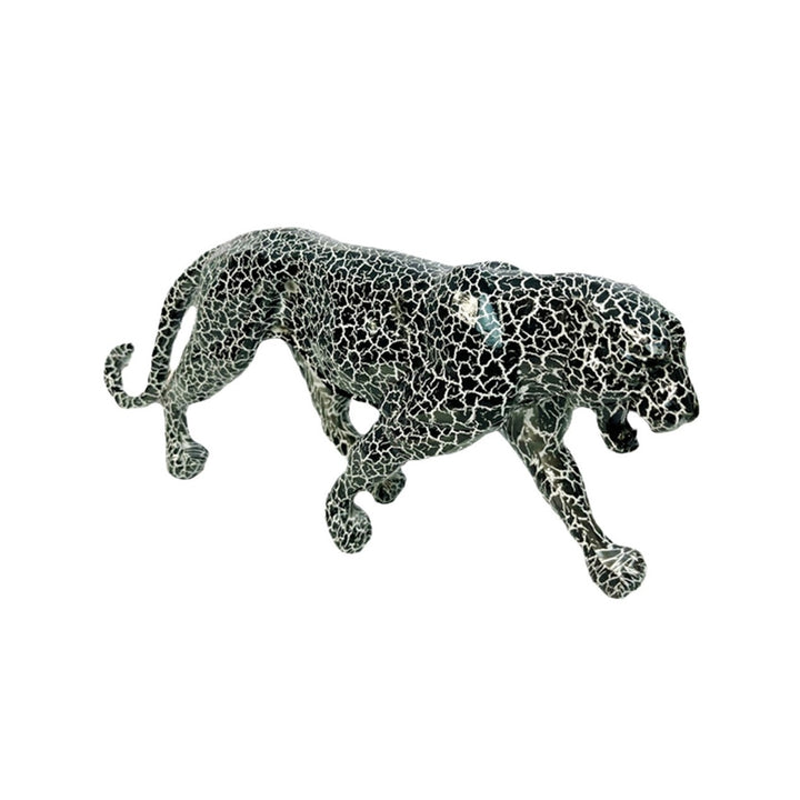Decorative leopard figure made of resin Kalsten