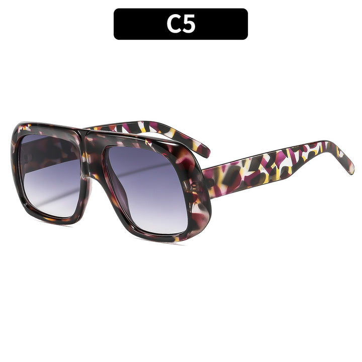 Oversized Square Sunglasses Classic Design