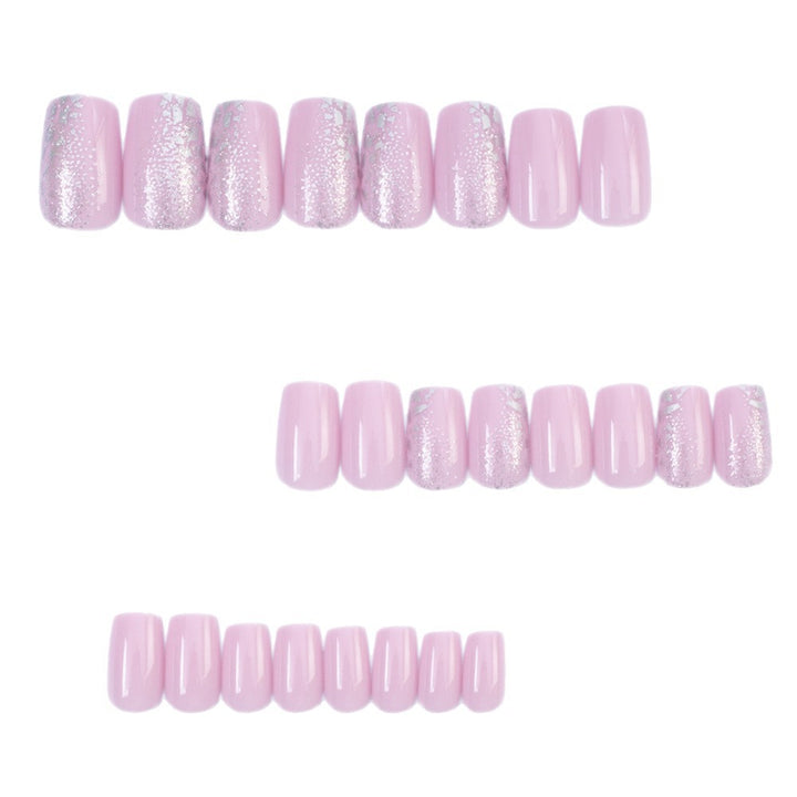 Glamorous artificial nails with glitter decoration Kalsten
