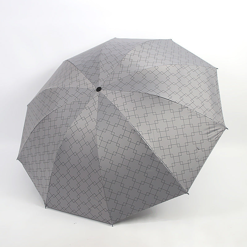 Women's Folding Umbrella with Modern Geometric Pattern Kalsten