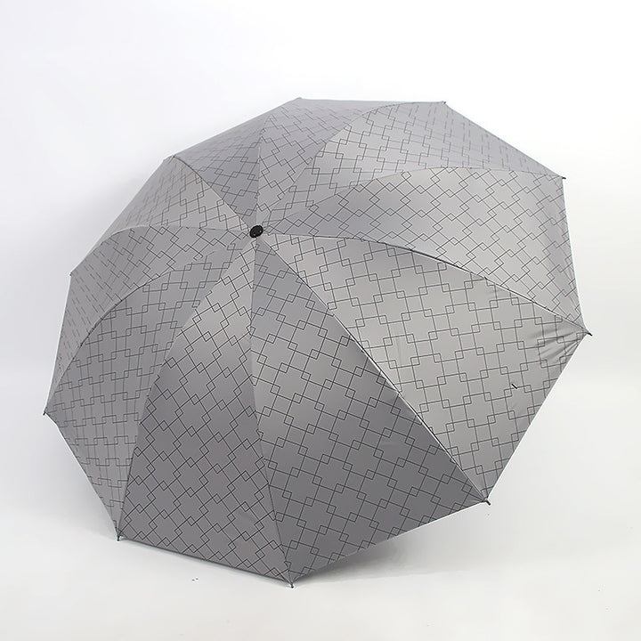 Women's Folding Umbrella with Modern Geometric Pattern Kalsten