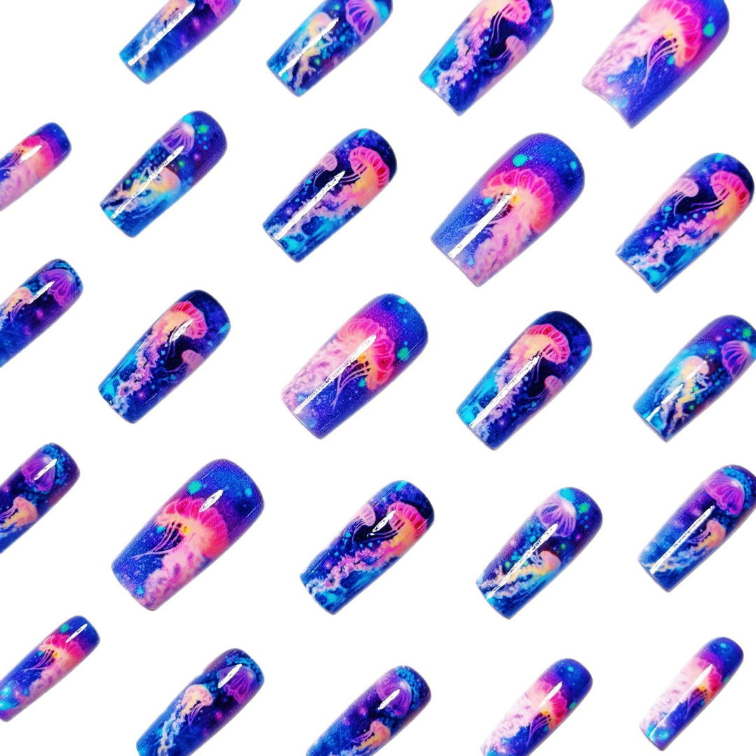 Creative 3D Art Nails with Ocean Motif Kalsten