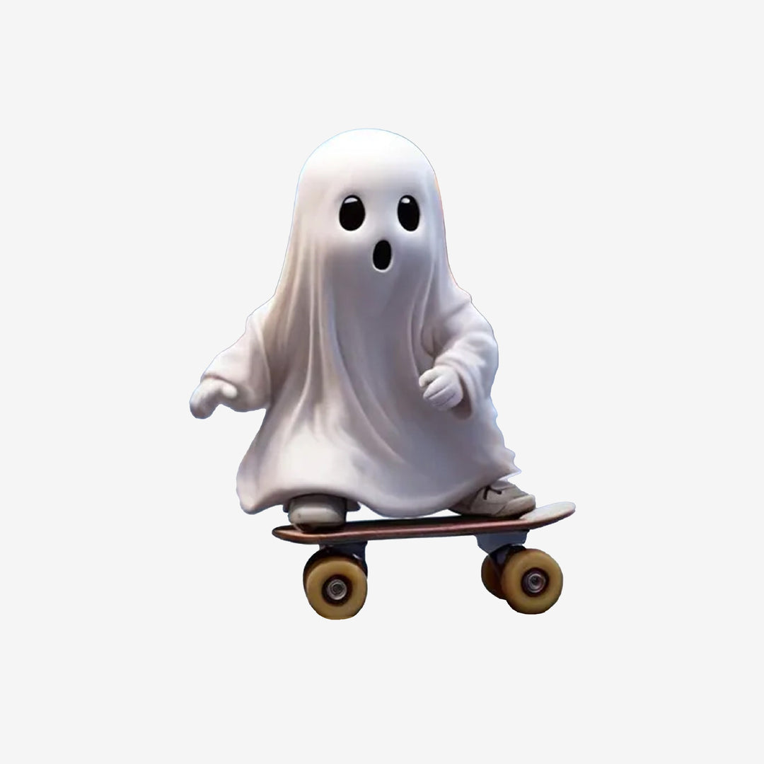 Decorative skateboard ghost figure Kalsten