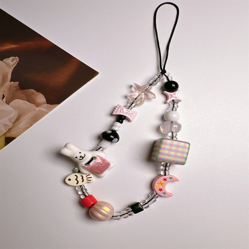 Fun-Themed Beaded Eyewear Lanyard Kalsten