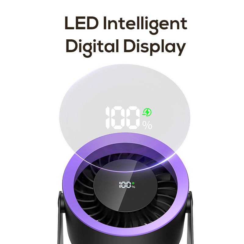 Unisex Portable Rechargeable High-Performance Cooling Fan Kalsten
