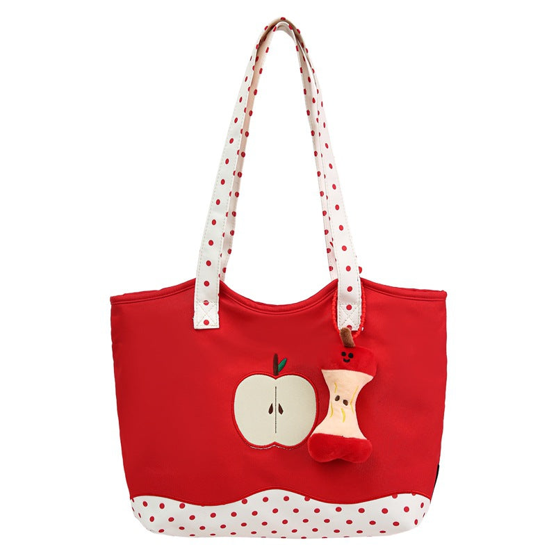 Playful Fruit-Themed Tote Bag
