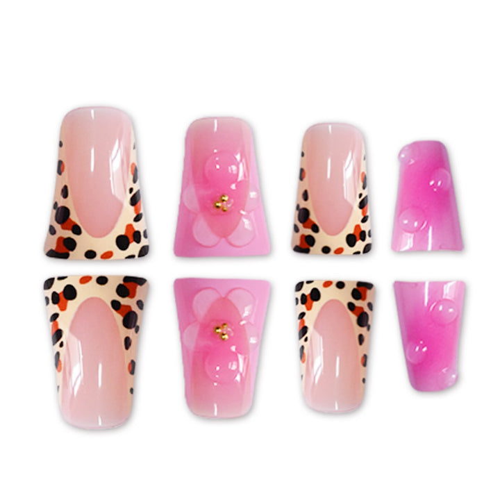 Floral and Animal Print Press-On Nail Extensions Kalsten