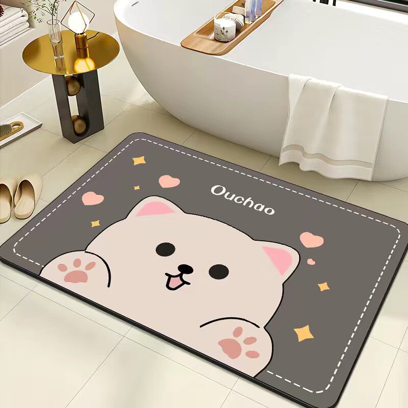 Absorbent Bathroom Mat Kalsten