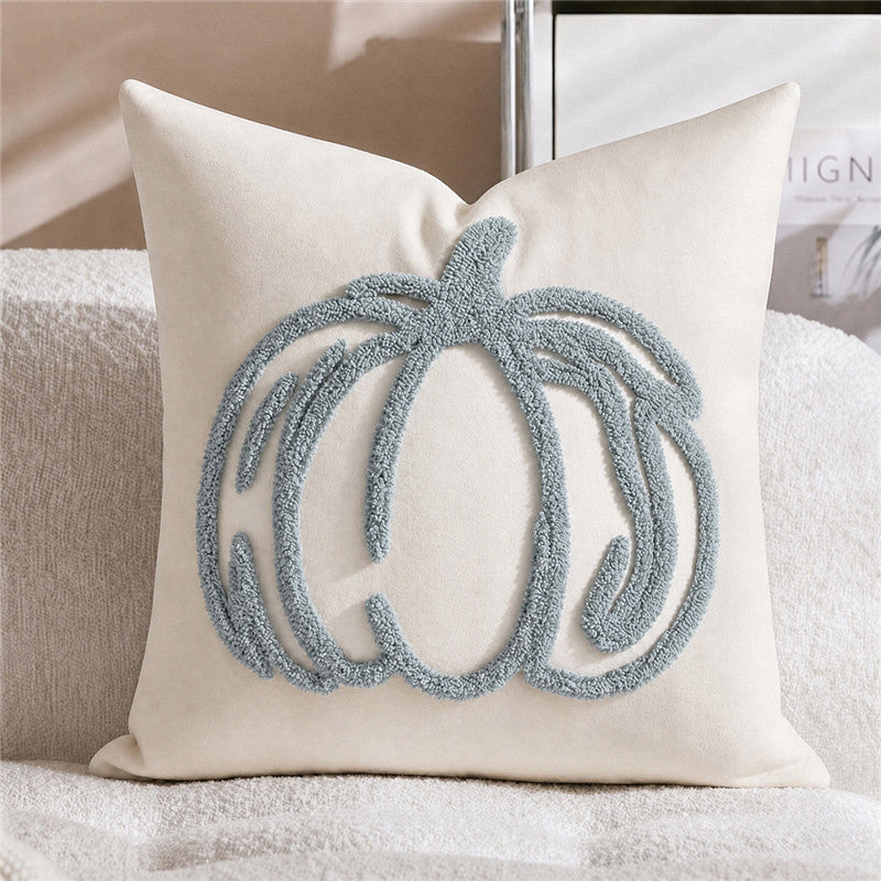 Decorative Cushion with Pumpkin Pattern