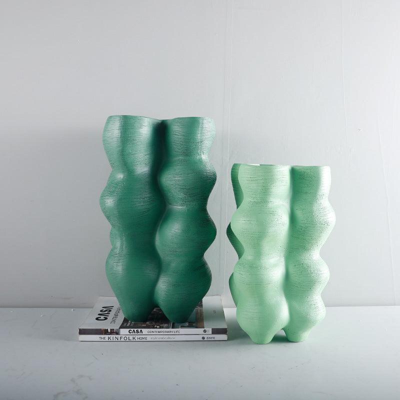 Artistic Textured Ceramic Vase