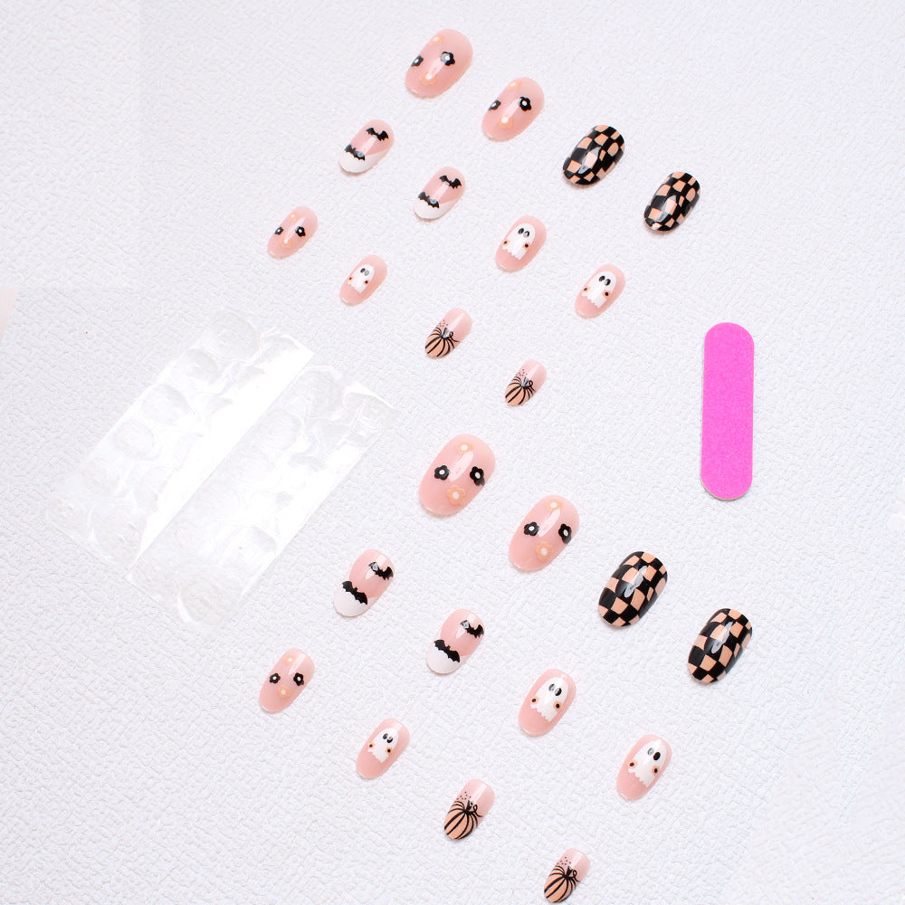 Halloween-Themed Press-On Nail Art Kalsten 1787370325