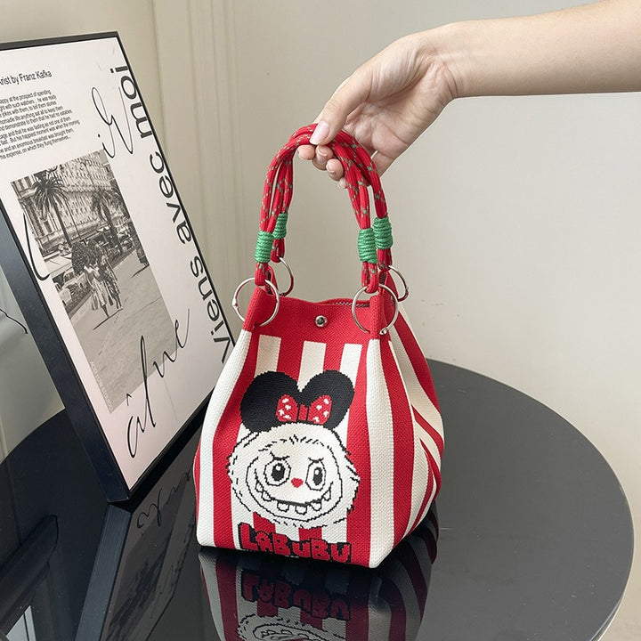 WoFloral Print Textured Handbag Kalsten