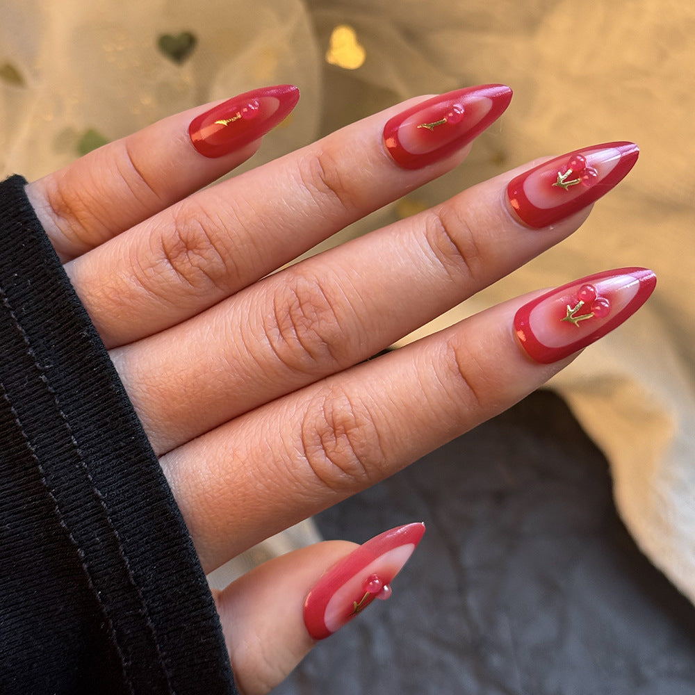 Premium Decorative Press-On Nail Set Kalsten