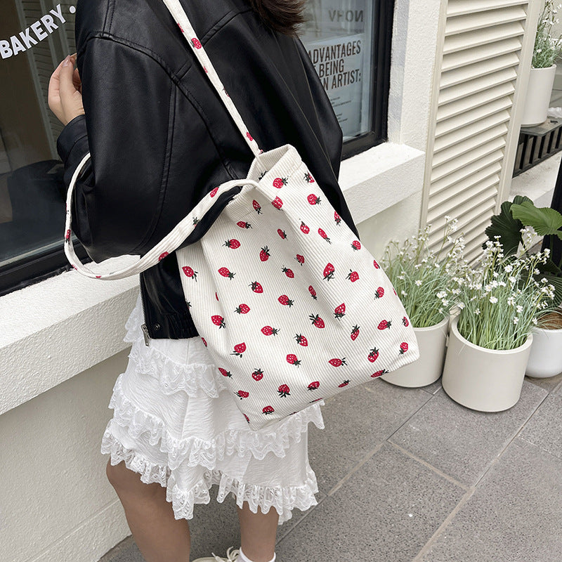 WoPlayful Cherry Print Tote Bag Kalsten