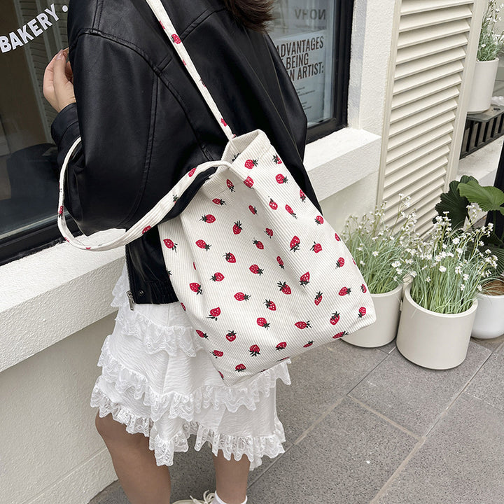 WoPlayful Cherry Print Tote Bag Kalsten