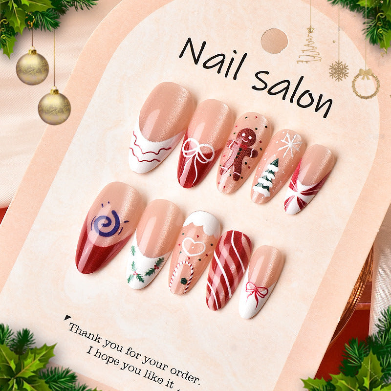 Festive Themed Press-On Nail Art Set Kalsten 1790636735