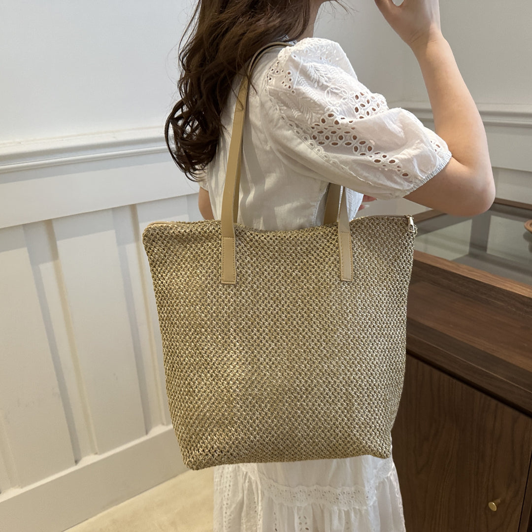 Casual Woven Tote Bag