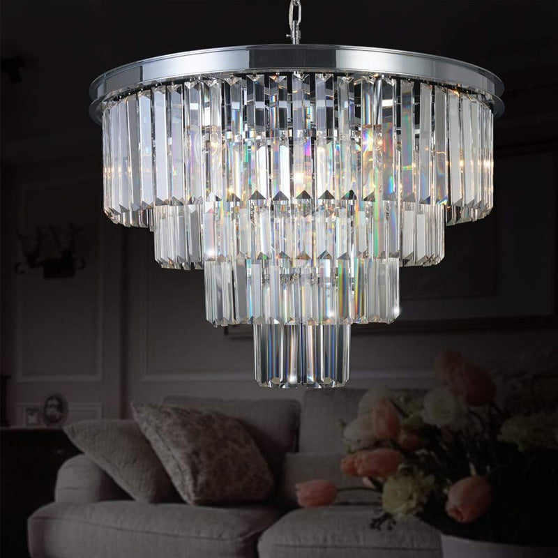 Crystal Tiered Chandelier
