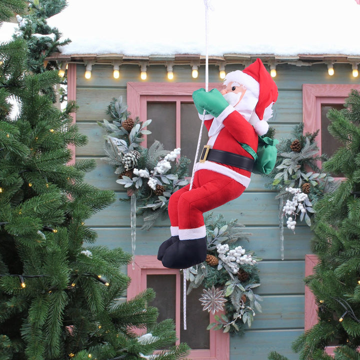 Decorative Santa Claus figure with rope