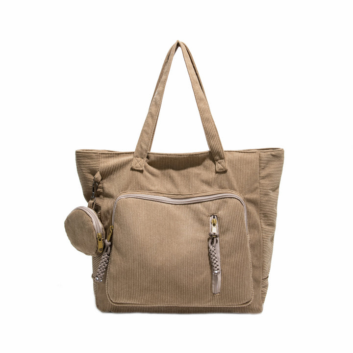 WoSpacious Multi-Pocket Canvas Tote Bag Kalsten