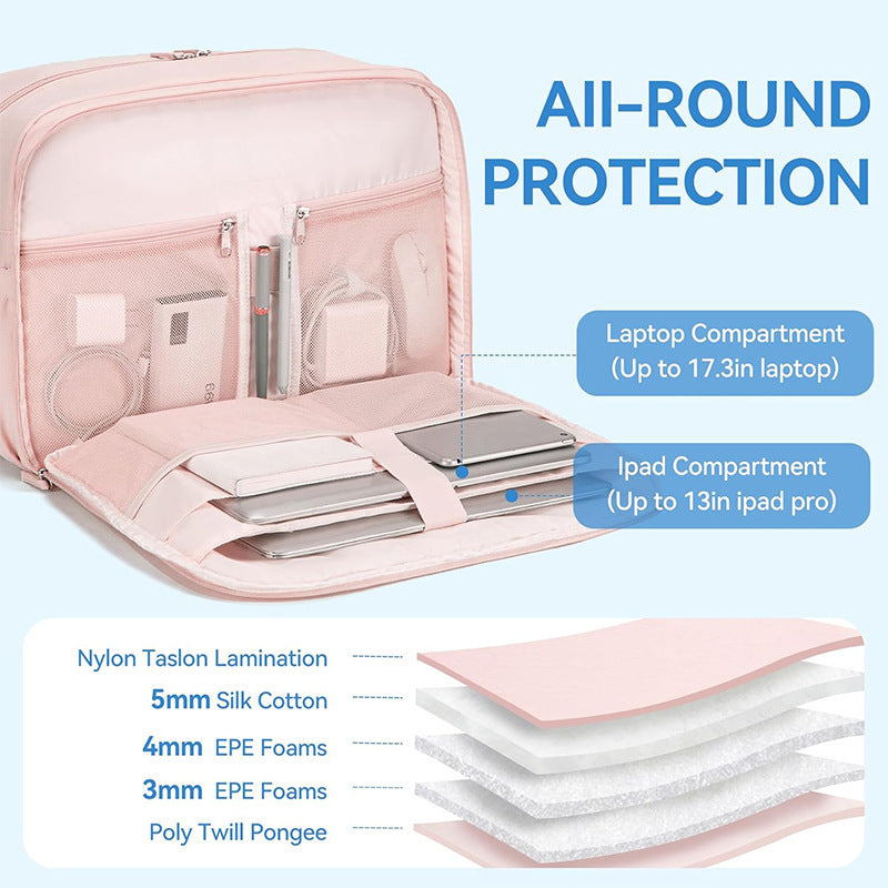 Multifunctional Organizer Laptop Bag with Practical Interior Layout Kalsten