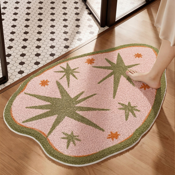 Leaf-Shaped Bath Mat