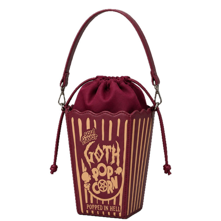 Quirky Printed Snack-Themed Crossbody Bag
