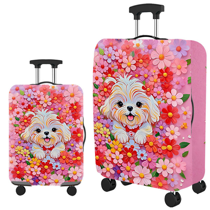 Artistic Cat-Themed Hard Shell Suitcase Kalsten