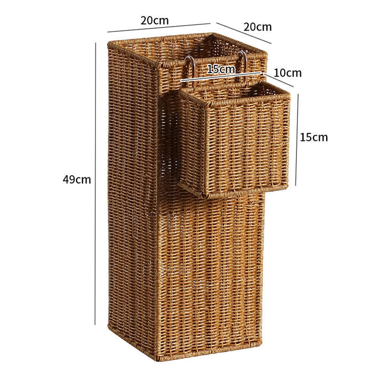 Hexagonal Decorative Wicker Storage Container Kalsten