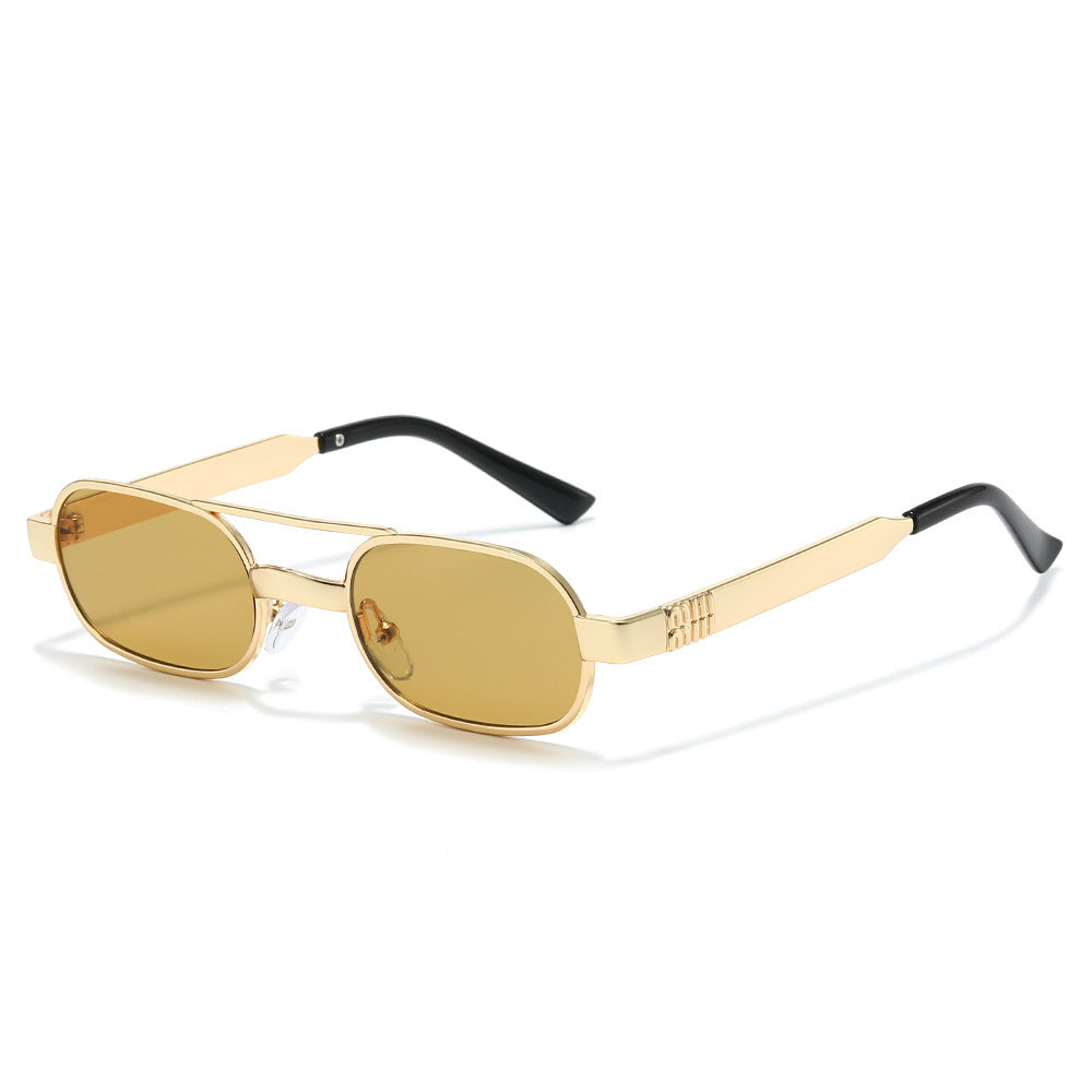 Fashion-Forward Retro Oval Frame Sunglasses Kalsten