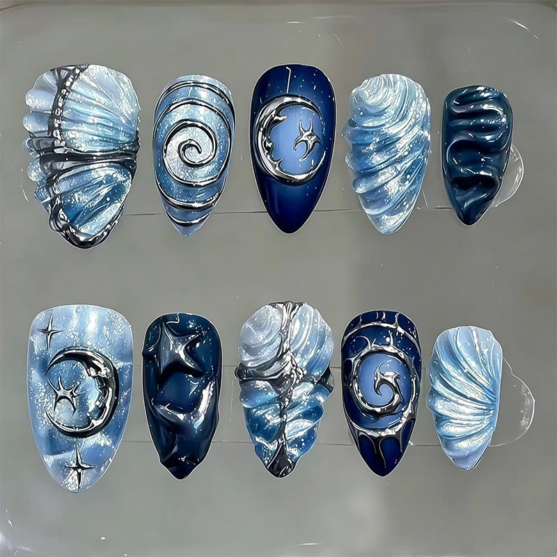 Luxury Nail Art Set with Galactic Designs Kalsten