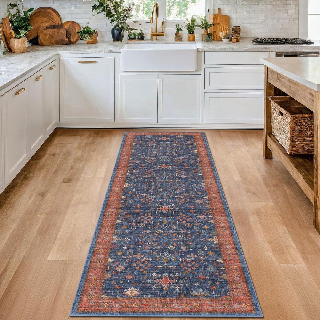 Vintage Floral Runner Carpet Kalsten