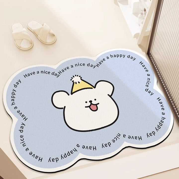 Cartoon-Themed Area Mat for Indoor Home Decor