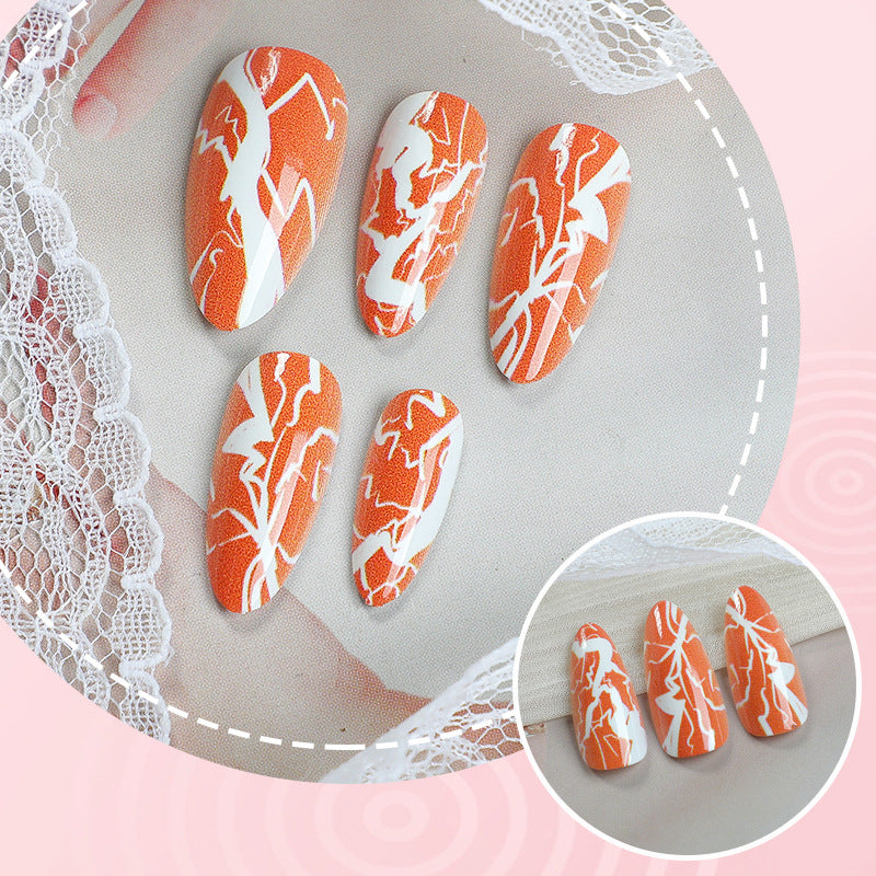 Artistic Abstract Press-On Nail Art Set Kalsten