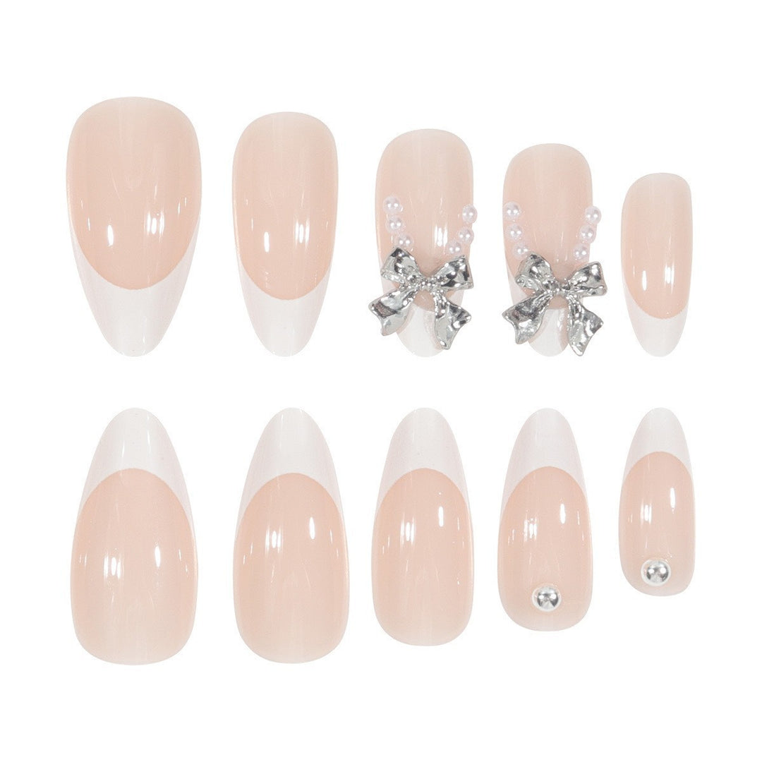 Glamorous artificial nail tips with elegant decorations Kalsten