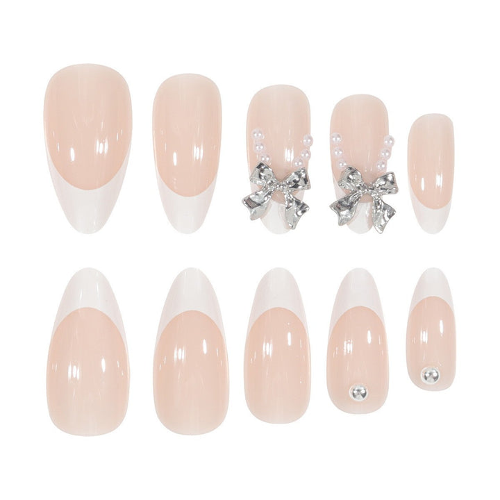 Glamorous artificial nail tips with elegant decorations Kalsten