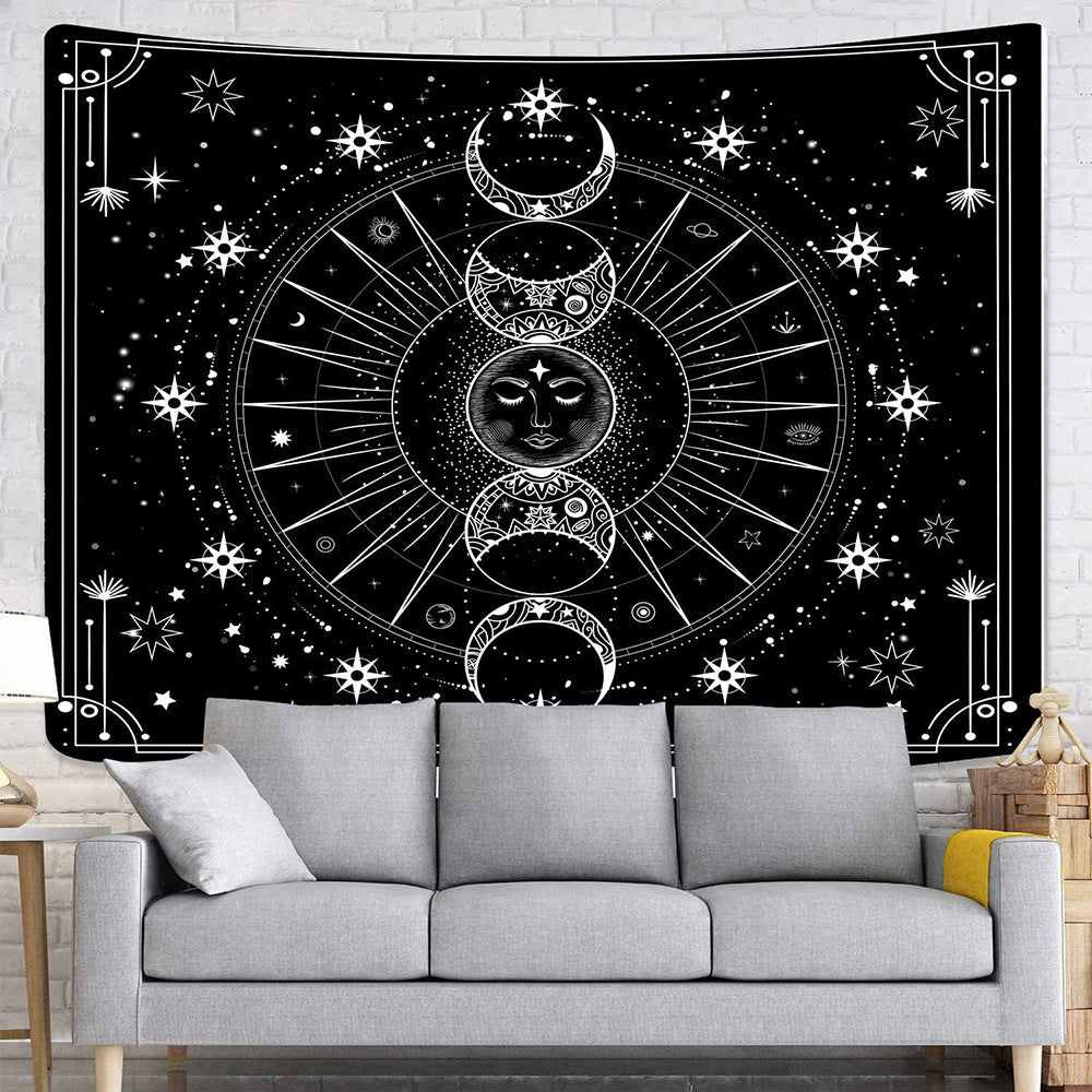 Zodiac-Themed Decorative Wall Tapestry