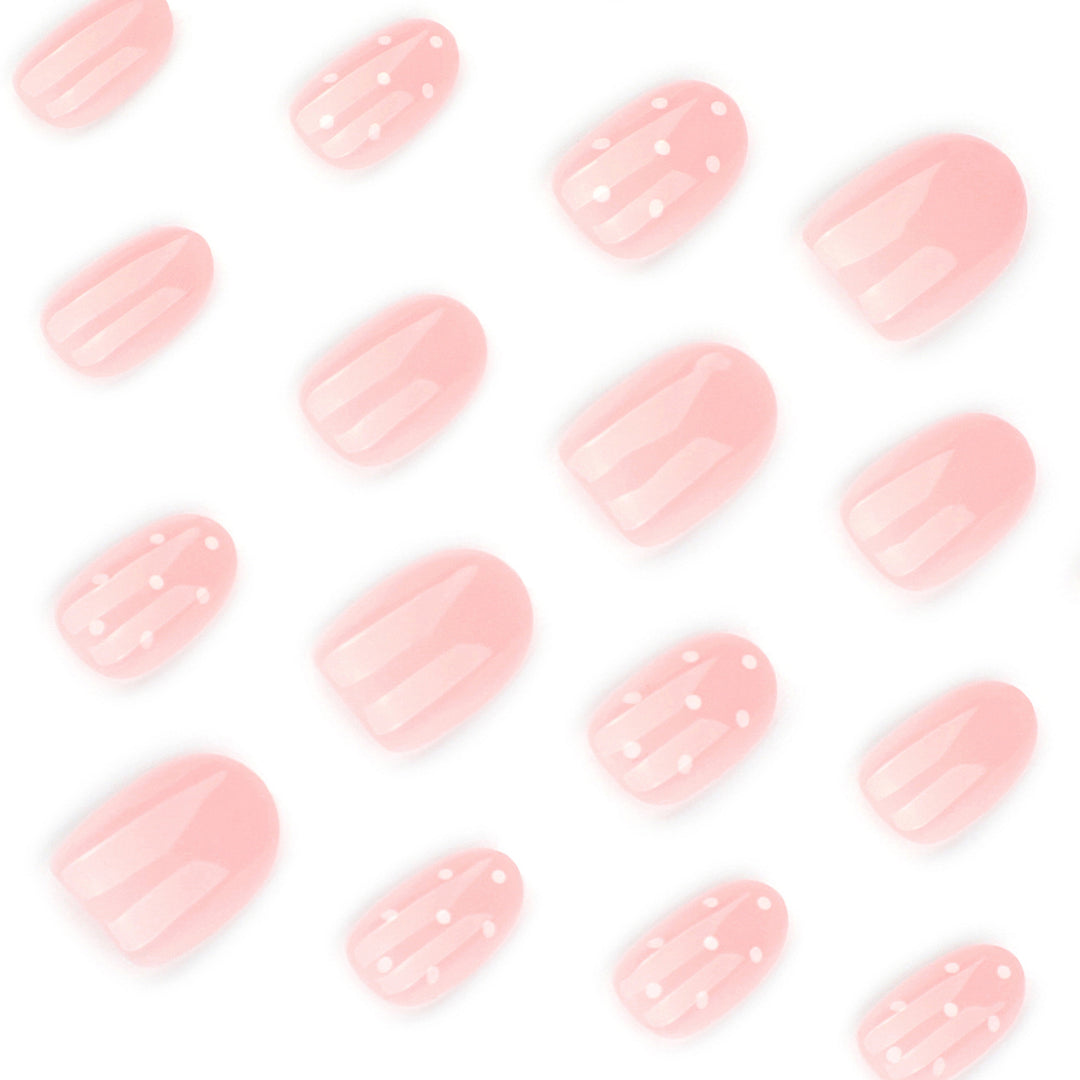 Artful Nail Art with Delicate Dot Design Kalsten