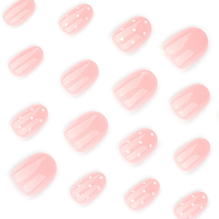 Artful Nail Art with Delicate Dot Design Kalsten