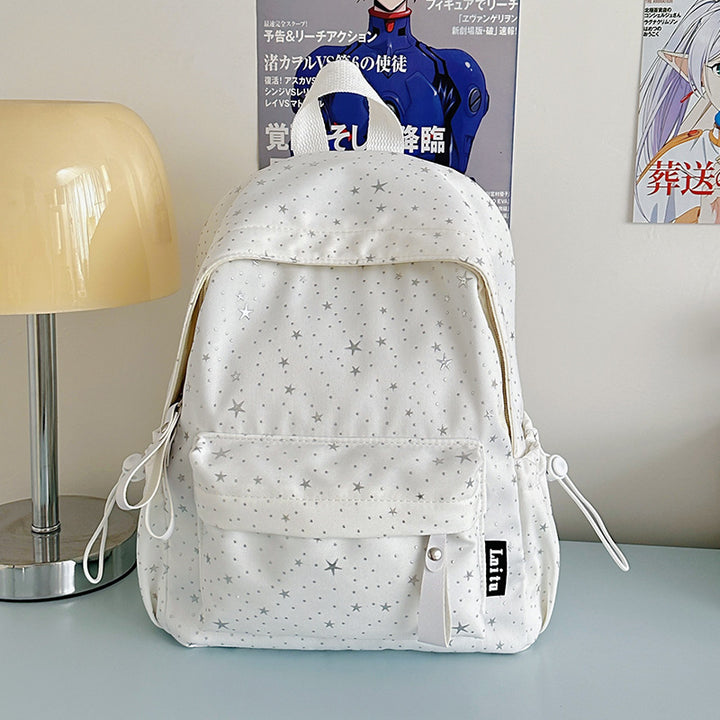 Starry Print Casual Backpack