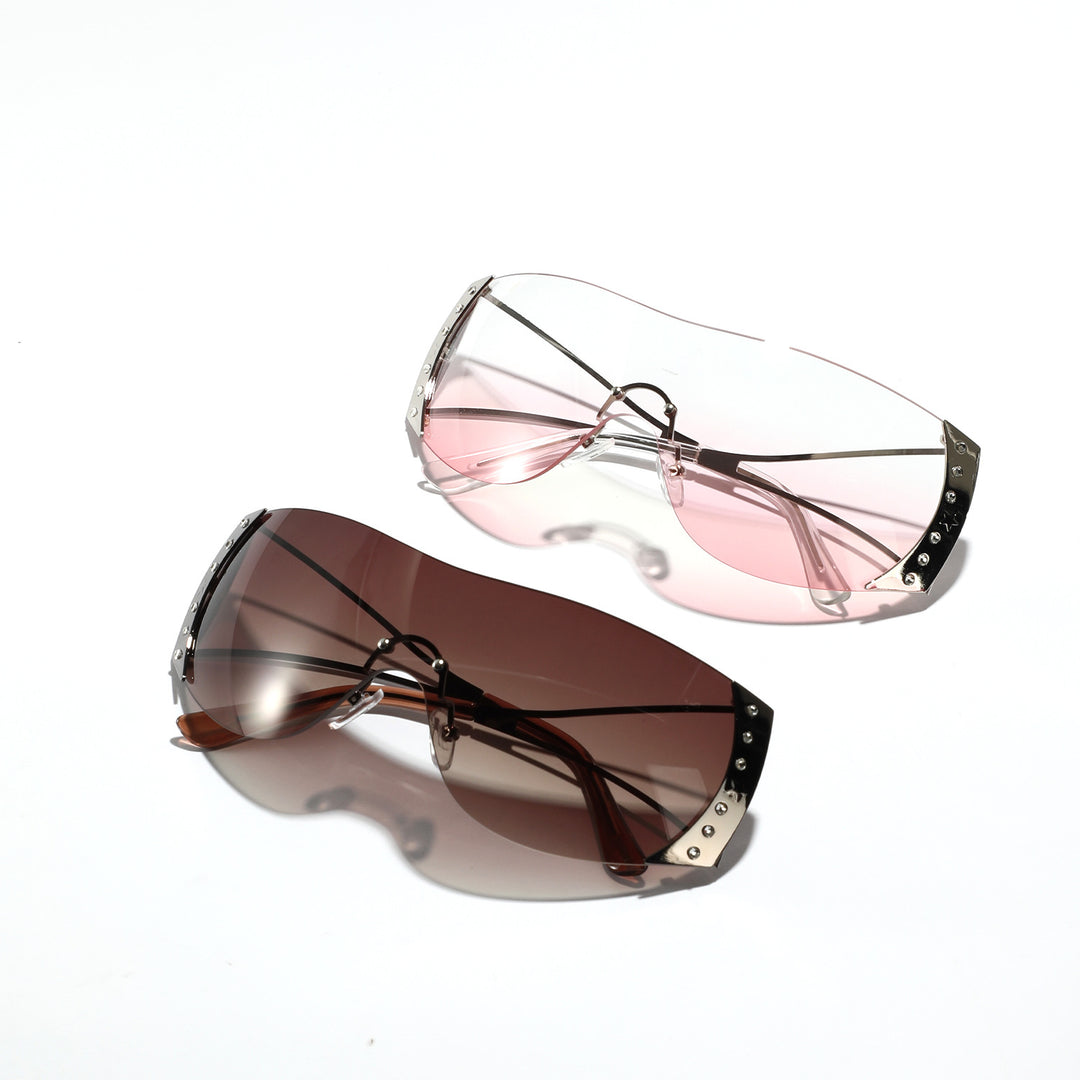 Women futuristic sunglasses with stylish frame and high-grade UV protection Kalsten