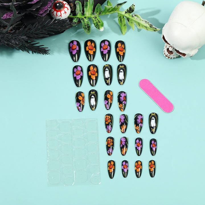 Artificial nails with creative Halloween design Kalsten