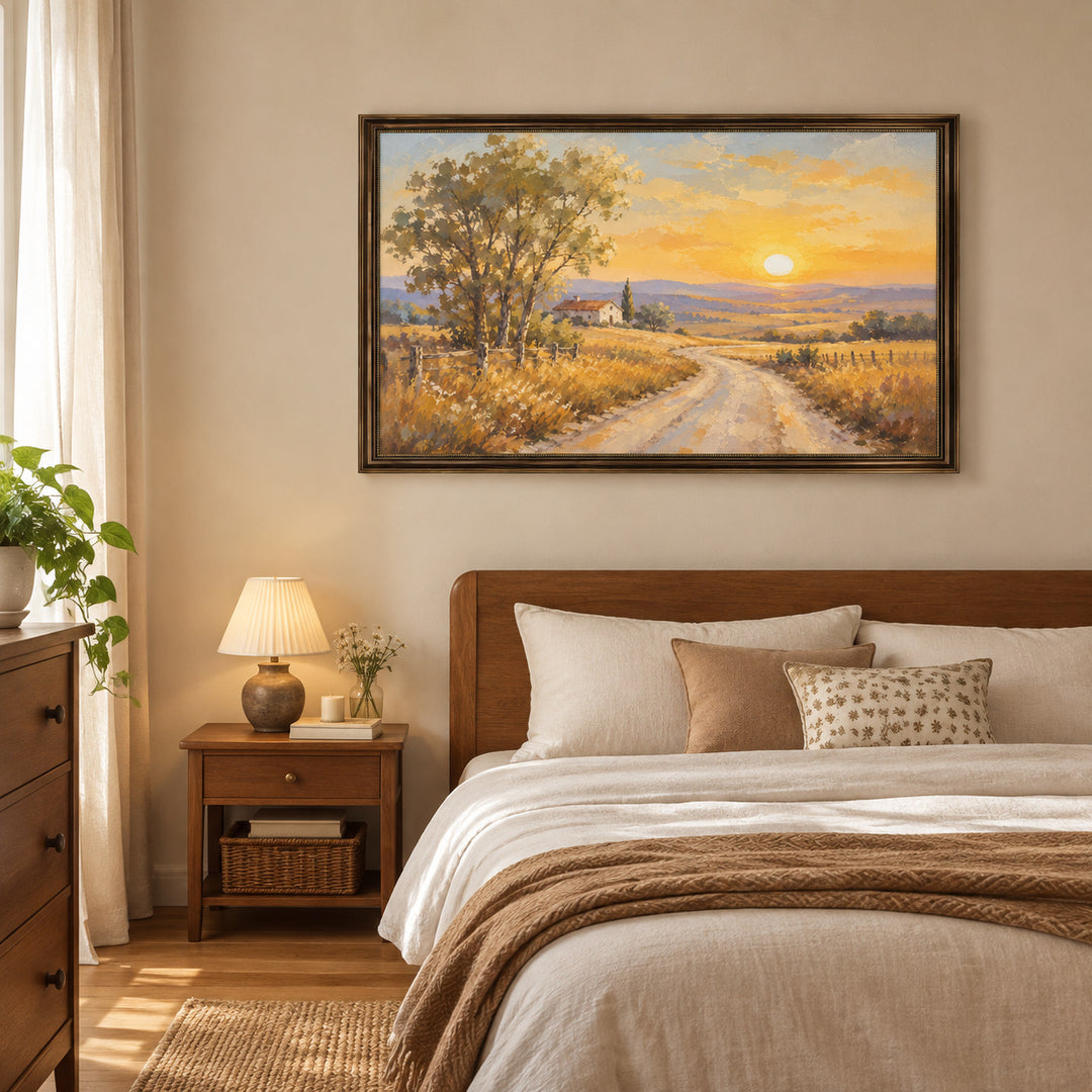 Framed Landscape Painting